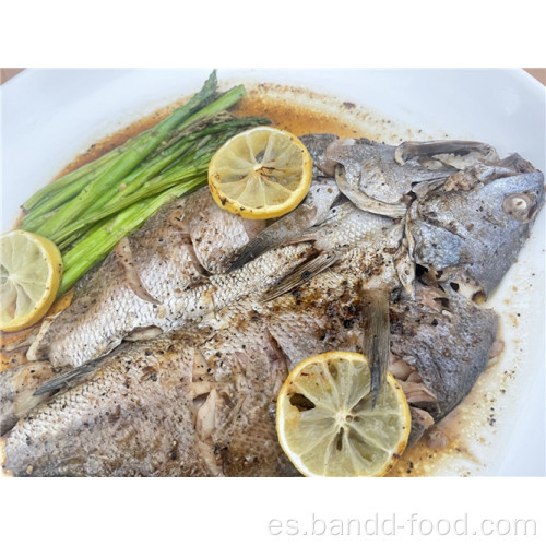 Mariscos congelados mantequilla francesa pescado a la parrilla